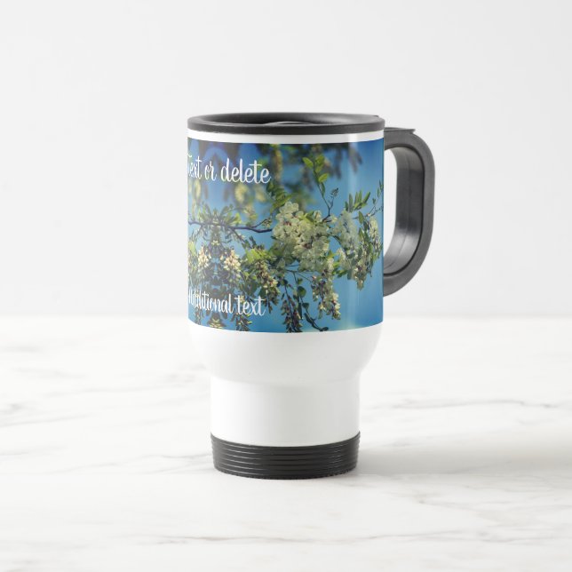 Blume der Heimat blüht Personalisiert Reisebecher (VorderseiteRechts)