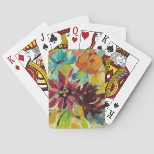 Blume der Herbstfreude Spielkarten