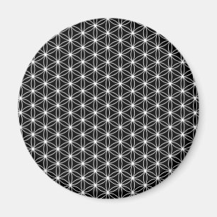 Blume der Leben-heiligen Geometrie Magnet