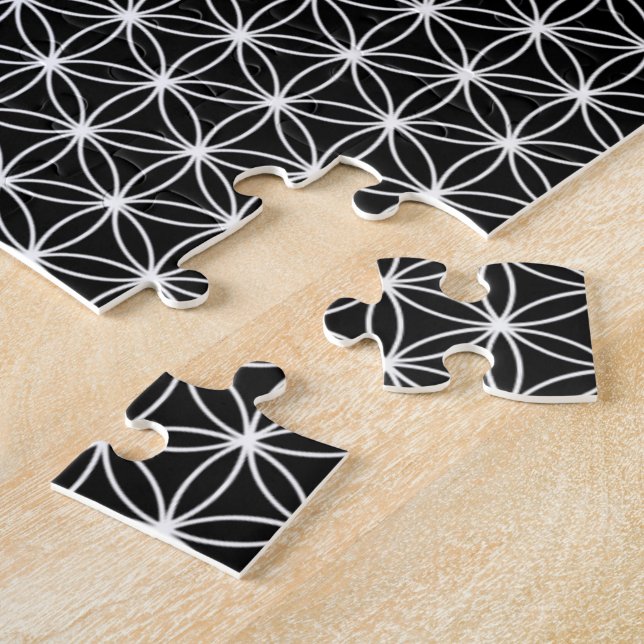 Blume der Leben-heiligen Geometrie Puzzle (Seite)
