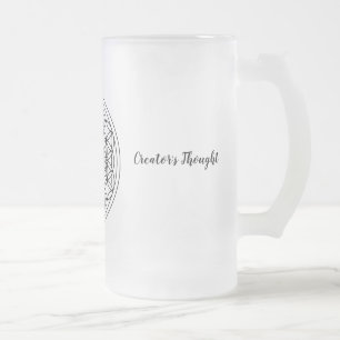 Blume der Leben-mattierten Tasse 16 Unze
