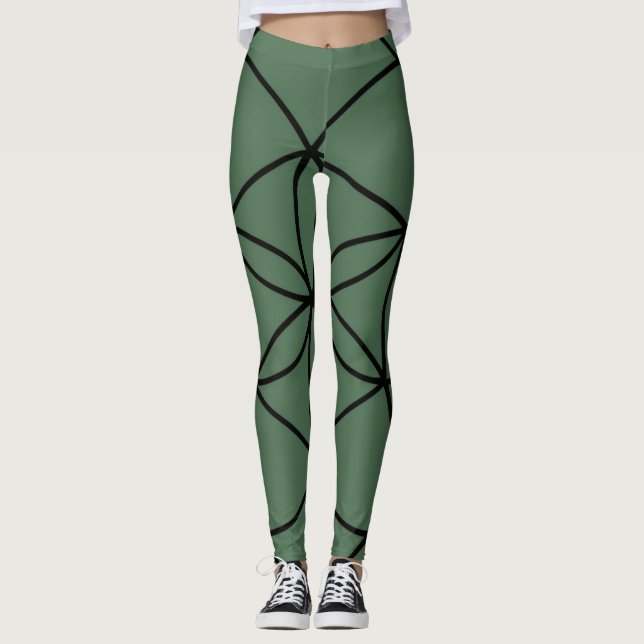 Blume der Lebensbedingungen Leggings (Vorderseite)