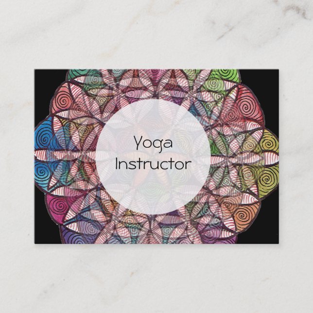 Blume der LebenWatercolorkunst Visitenkarte (Vorderseite)