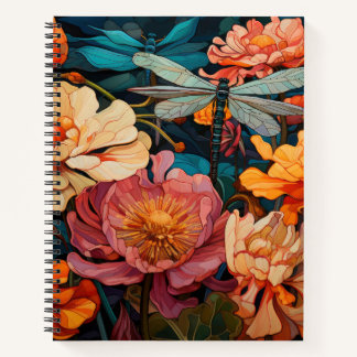 Blume der Libellen Notizbuch