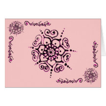 Blume der Liebe (Henna) (rosa)