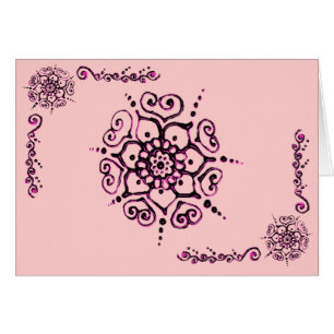 Blume der Liebe (Henna) (rosa)