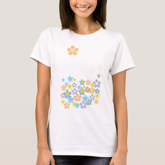 Blume der Liebe T-Shirt (Vorderseite)