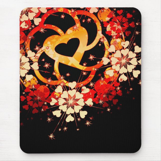 Blume der Liebe Vibrant Mousepad (Vorne)