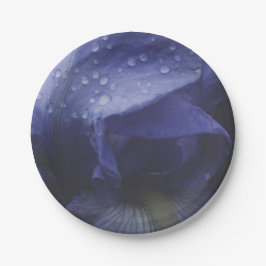 Blume der lila Rose Pappteller