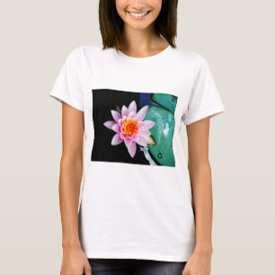 Blume der Lilie (Pink und Orange) T-Shirt