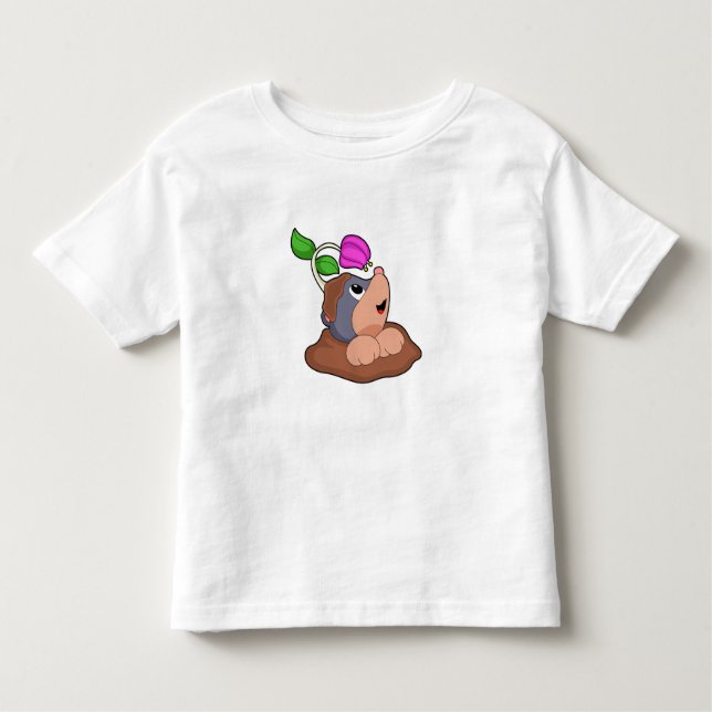 Blume der Mole Earth Kleinkind T-shirt (Vorderseite)