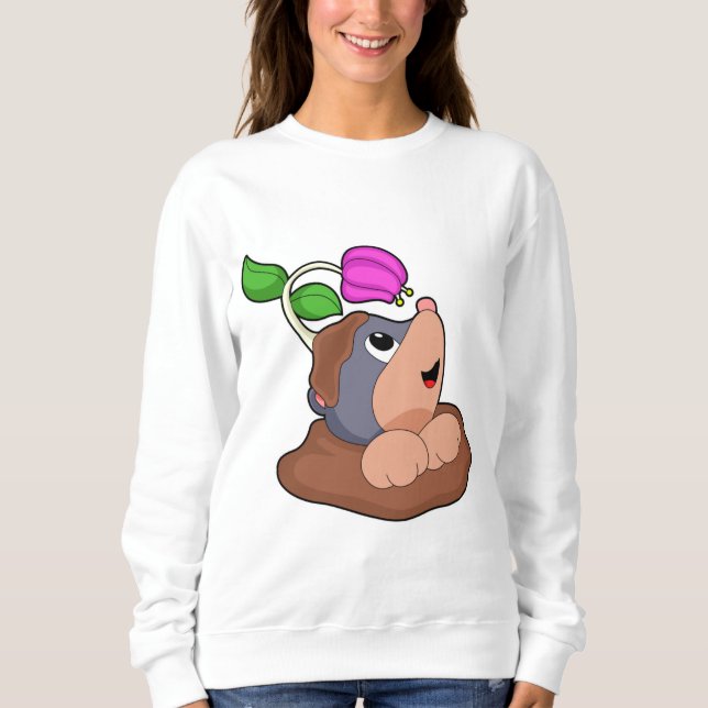 Blume der Mole Earth Sweatshirt (Vorderseite)