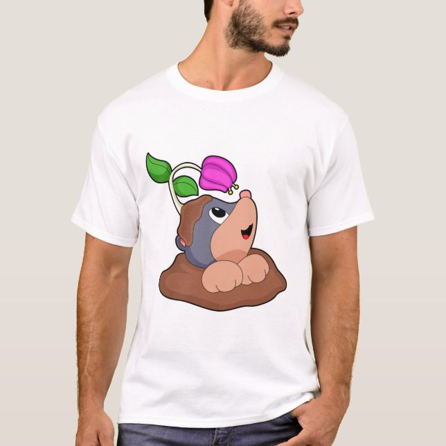 Blume der Mole Earth T-Shirt (Vorderseite)