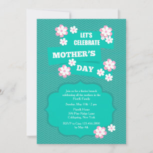 Blume der Mutter Einladung