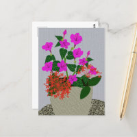 Blume der Nadel und Blume um vier Uhr