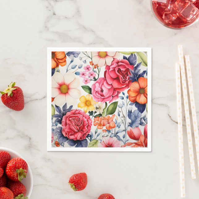 Blume der Natur Serviette (Beispiel)