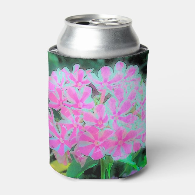 Blume der Pfefferminztinte-Drehung Dosenkühler (Kanne Vorderseite)