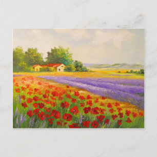 Blume der Provence Postkarte