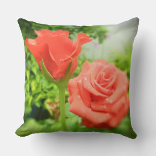 Blume der romantischen Rose Kissen