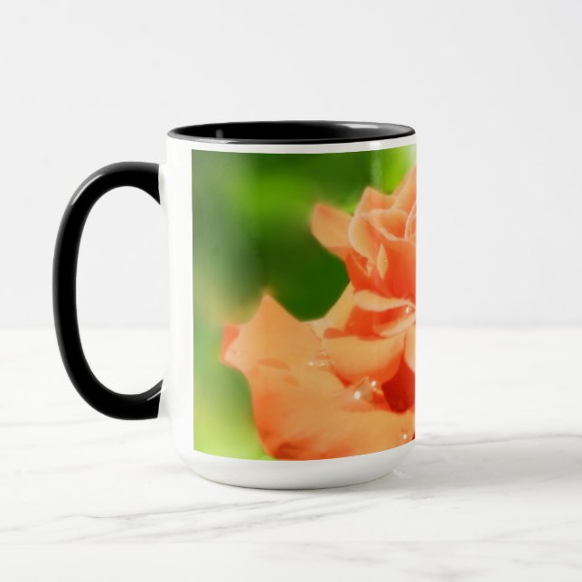 Blume der romantischen Rose Tasse (Links)