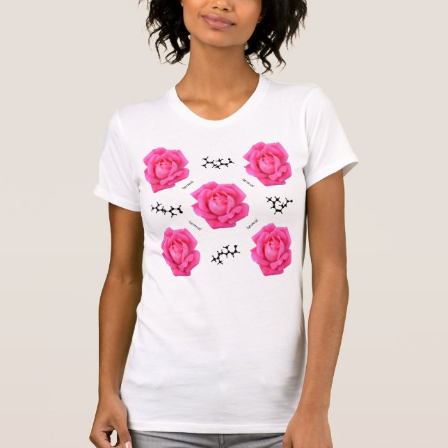 Blume der rosa Chemie T-Shirt (Vorderseite)