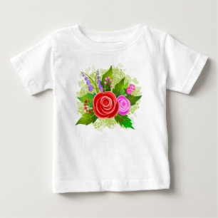 Blume der Rose Baby T-shirt