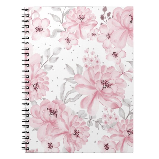Blume der Rose Notizblock (Vorderseite)