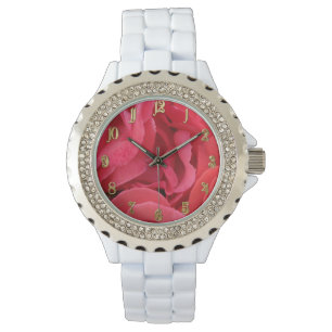 Blume der rote Rose Armbanduhr