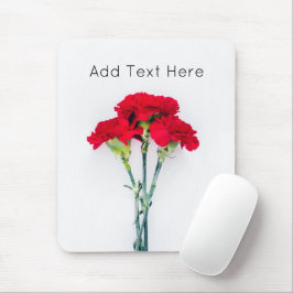 Blume der roten Narbe Mousepad