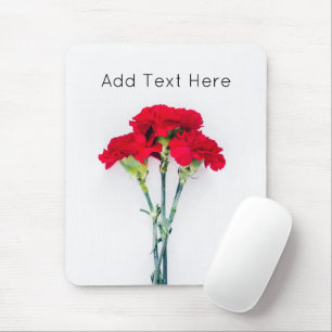 Blume der roten Narbe Mousepad