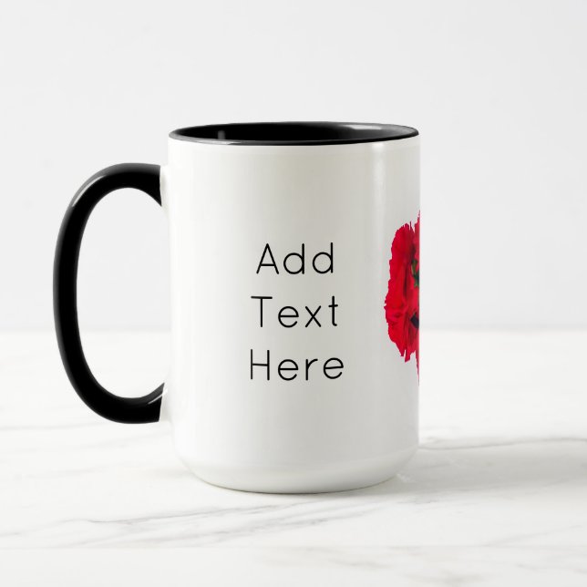 Blume der roten Narbe Tasse (Links)