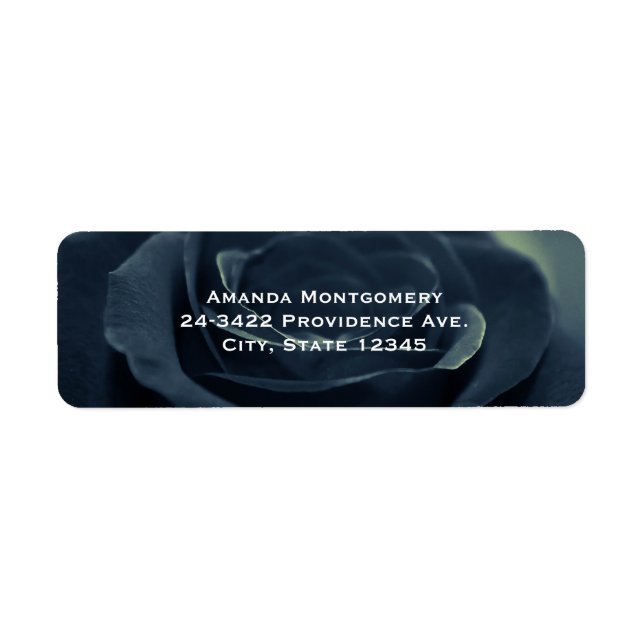 Blume der schwarzen Rose (Vorne)