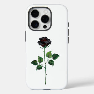 Blume der schwarzen Rose iPhone 16 Pro Hülle