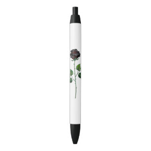 Blume der schwarzen Rose Kugelschreiber