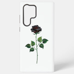 Blume der schwarzen Rose Samsung Galaxy Hülle
