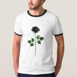 Blume der schwarzen Rose T-Shirt