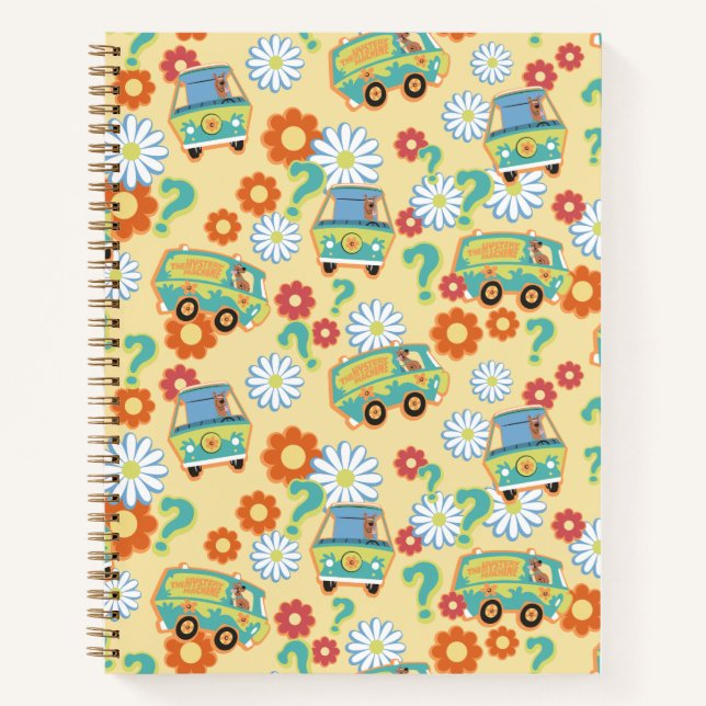 Blume der Scooby-Doo-Mystery-Maschine Notizbuch (Vorderseite)