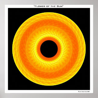 Blume der Sonne Poster