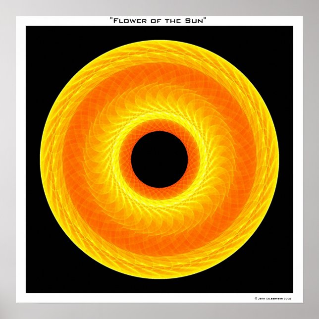 Blume der Sonne Poster (Vorne)