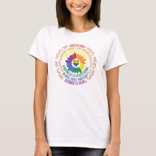 Blume der sozialen Gerechtigkeit T-Shirt