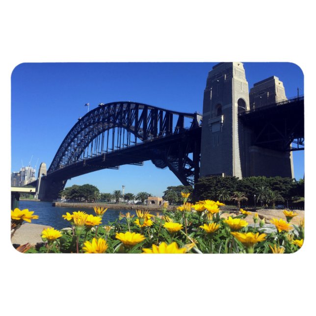 Blume der Sydney-Brücke Magnet (Horizontal)