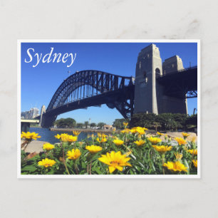 Blume der Sydney-Brücke Postkarte