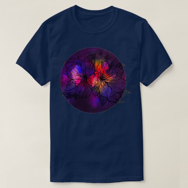 Blume der Taglilie T-Shirt (Design vorne)