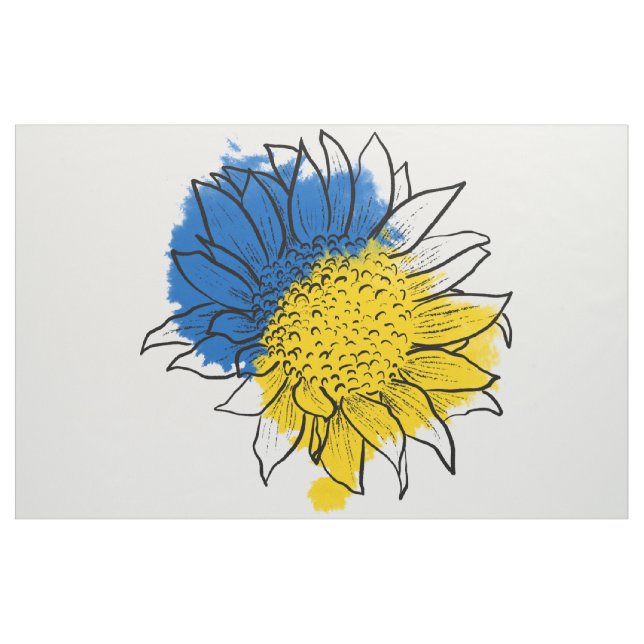 Blume der Ukraine Stoff (Yard (91,4 cm))