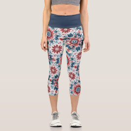 Blume der Unabhängigkeit Capri Leggings