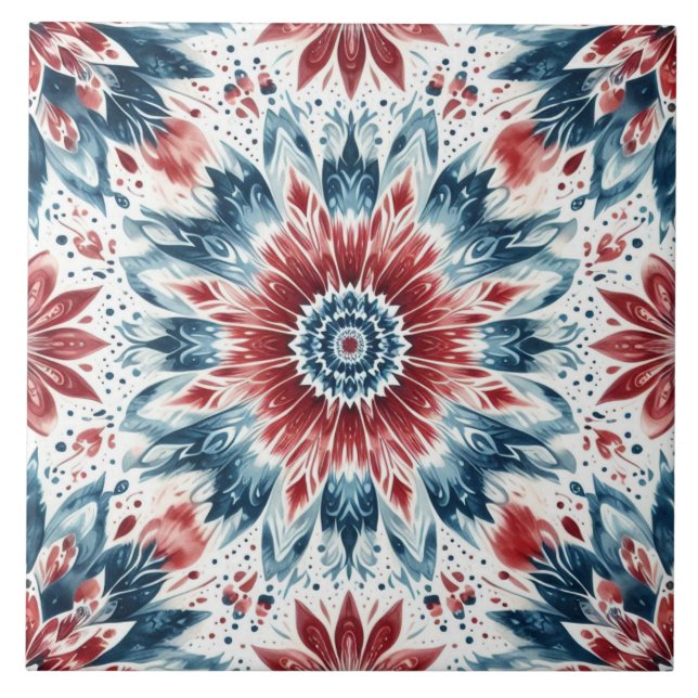 Blume der Unabhängigkeit Fliese (Vorderseite)