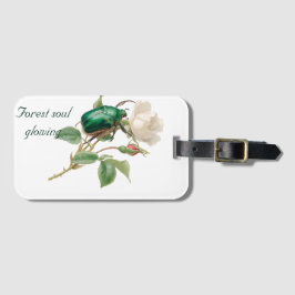 Blume der Vintagen botanischen Mama Gepäckanhänger