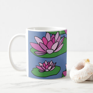 Blume der Wasserlilie Kaffeetasse