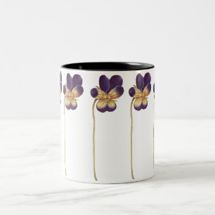 Blume der wilden Panik Zweifarbige Tasse