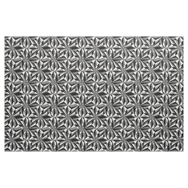 Blume der Wüste in Grau Stoff (Fat Quarter (45,7 x 55,9 cm))